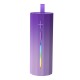 Портативна колонка Bluetooth XO F71 Hidden Carrying Handle Cylinder LED Dazzle Speaker 5W Purple